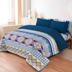 Summer 6-Piece King Comforter Set – Ultrasonic Quilted, Double-Sided, Lightweight Bedding